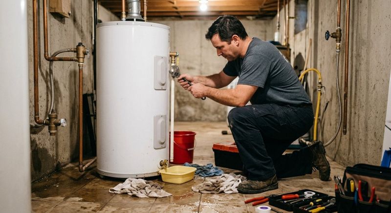 Leaking Water Heater Repair in Fredericksburg, VA