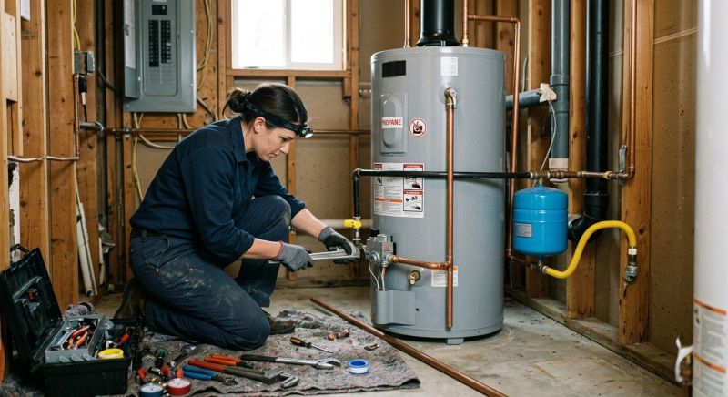 Propane Water Heater Repair in Fredericksburg, VA