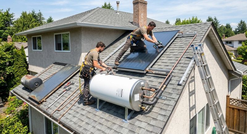 Solar Water Heater Replacement in Fredericksburg, VA