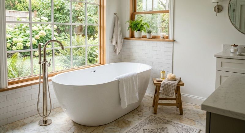 Soaking Tub Installation in Portland, ME