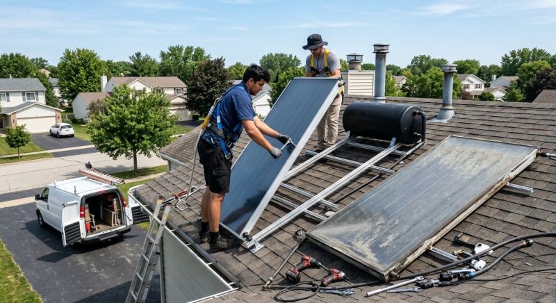 Solar Water Heater Replacement in Katy, TX